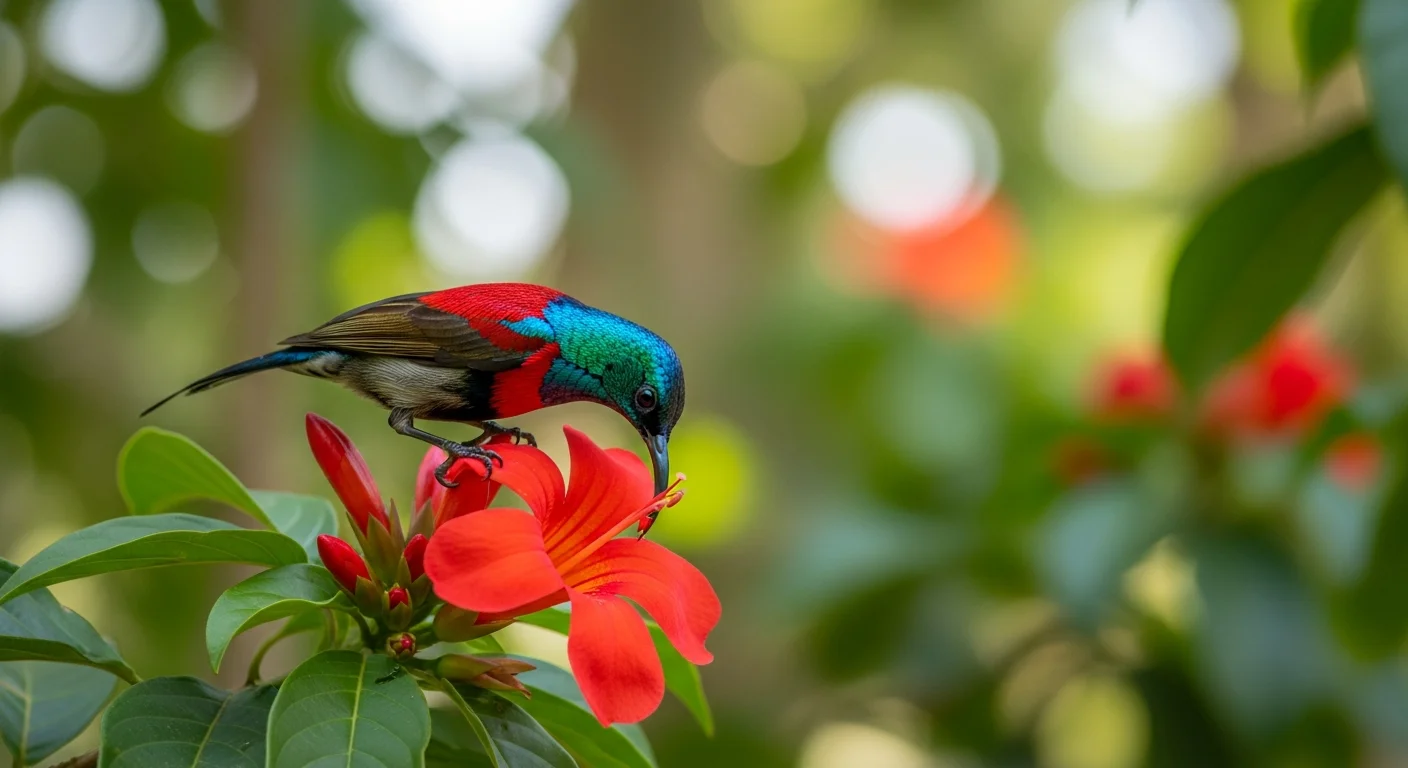 Schönster Sonnenvogel