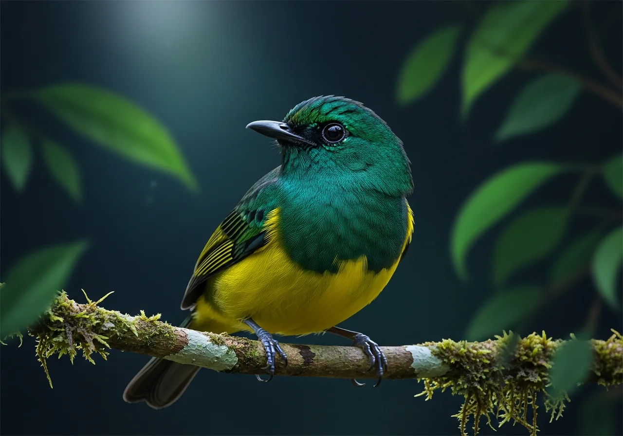 Schwarzaugen-Todi (Hemitriccus diops)
