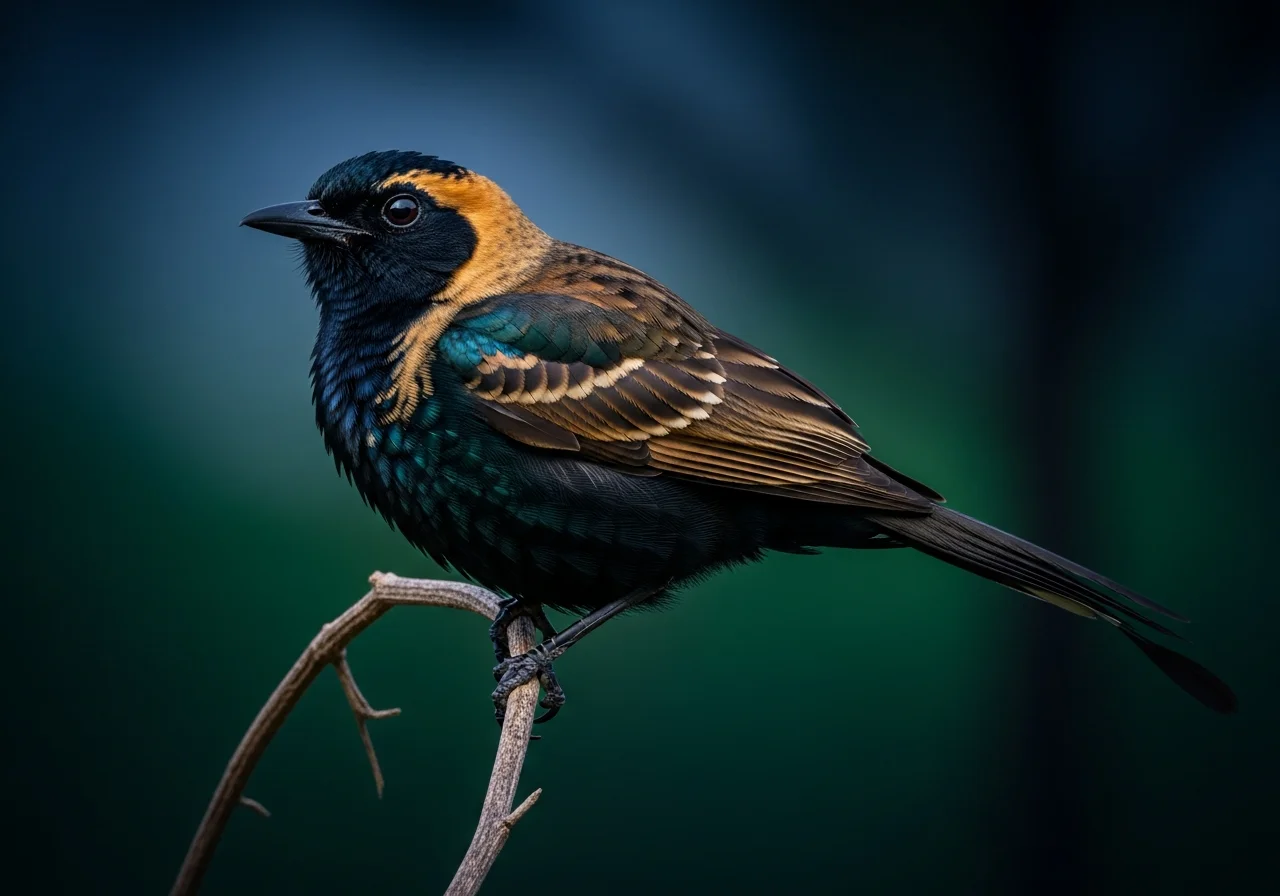 Schwarzbauch-Wida (Euplectes nigroventris)