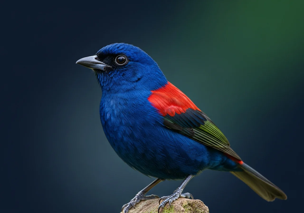 Schwarzbrust-Tangare (Ramphocelus melanogaster)