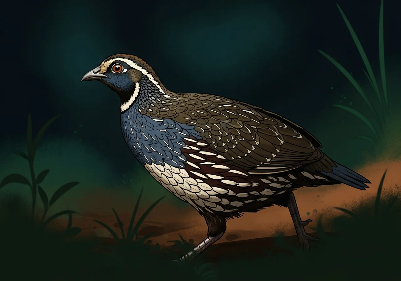 Schwarzbuckel-Zahnwachtel (Odontophorus melanonotus)