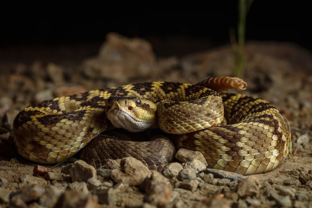 Schwarze Klapperschlange (Crotalus molossus)