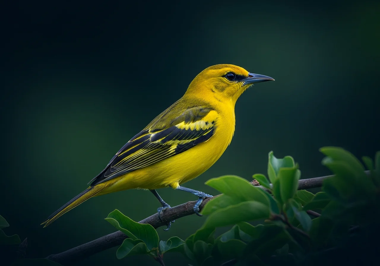 Schwarzrücken-Trupial (Icterus bonana)
