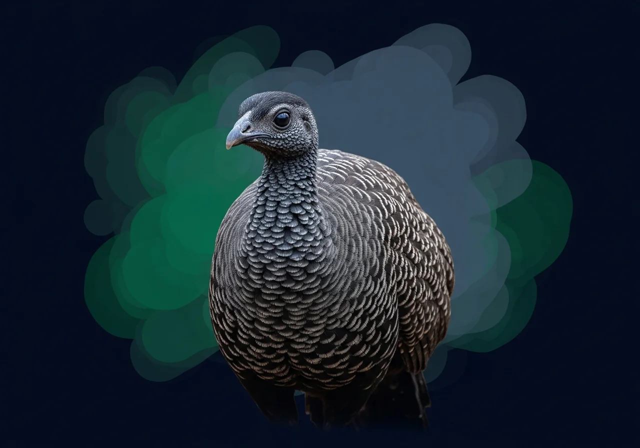 Schwarzschwanz-Talegalla (Talegalla fuscirostris)