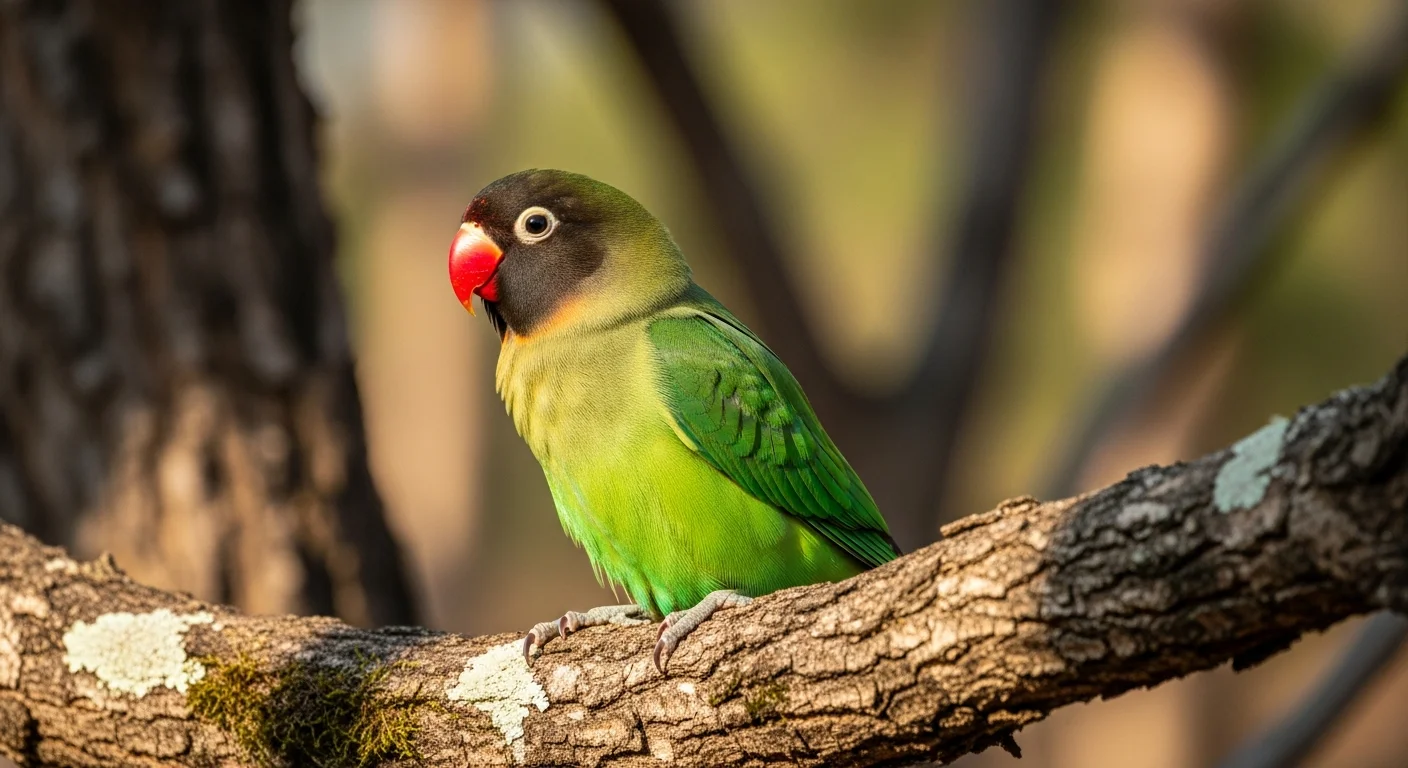 Schwarzwangenlovevogel