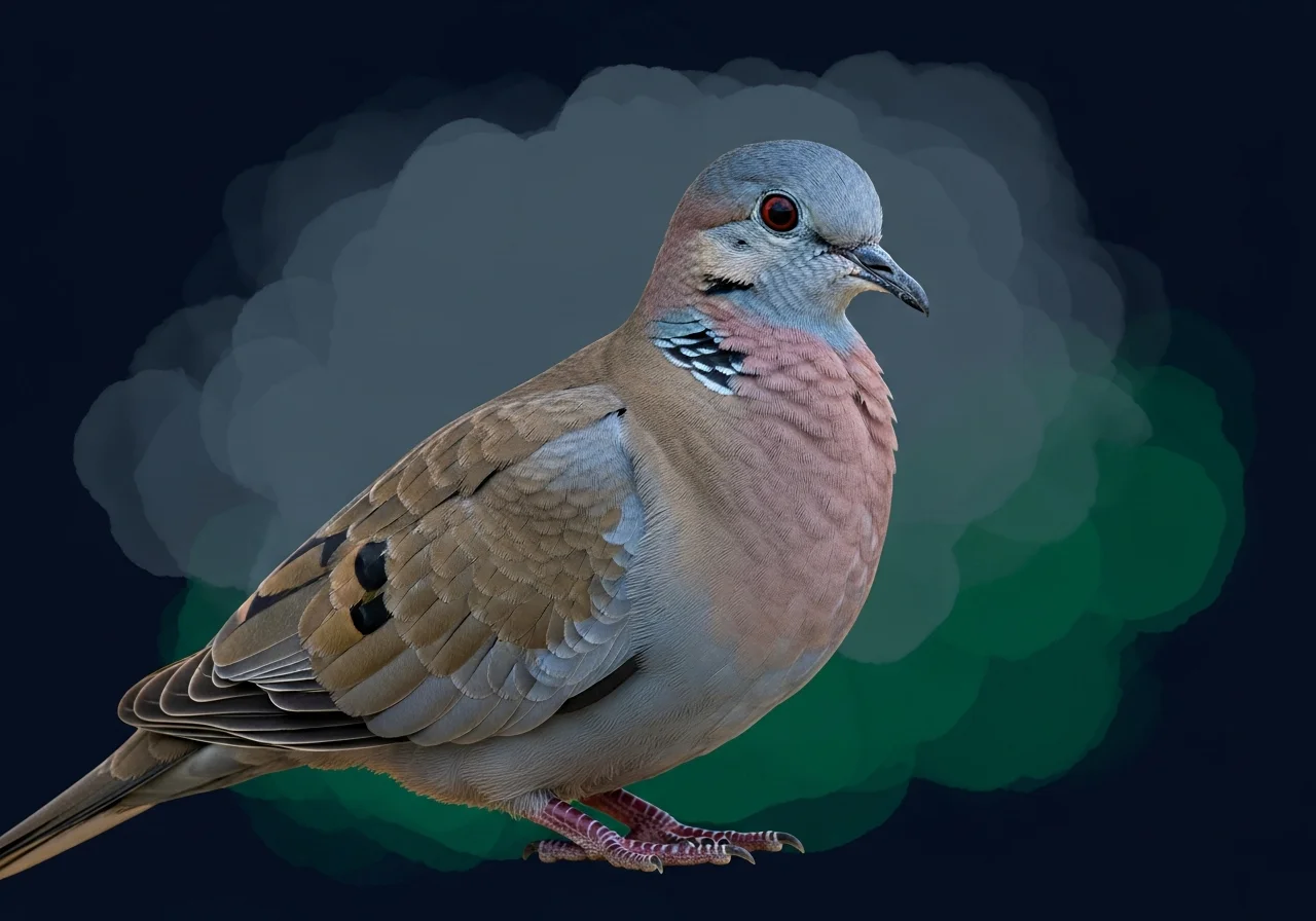 Socorro-Taube (Yuhina occipitalis)