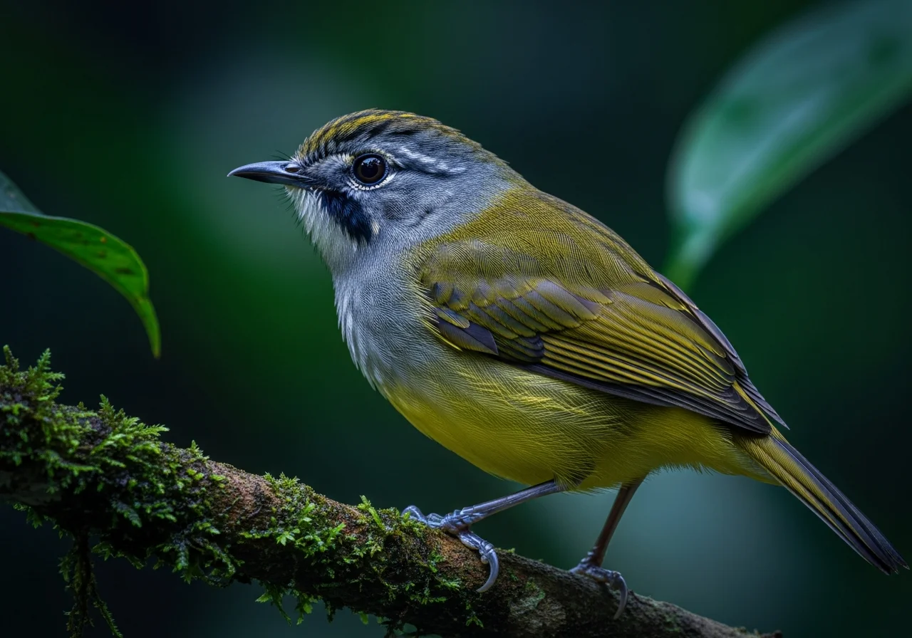 Streifenbauchtodityrann (Lophotriccus eulophotes)