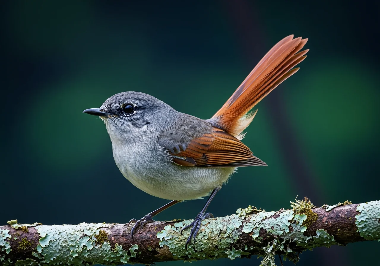 Streifenschwanz-Tyrann (Knipolegus poecilurus)