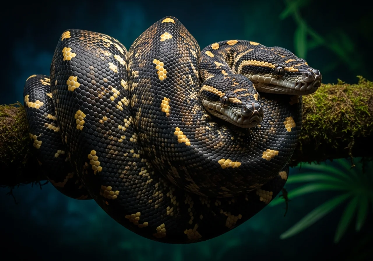 Südpazifischer Tigerpython (Morelia spilota imbricata)