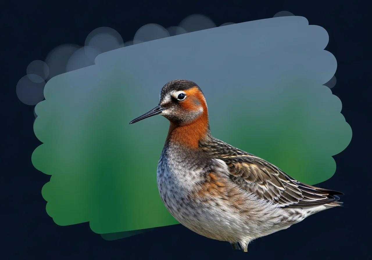 Thorshühnchen (Phalaropus fulicarius)