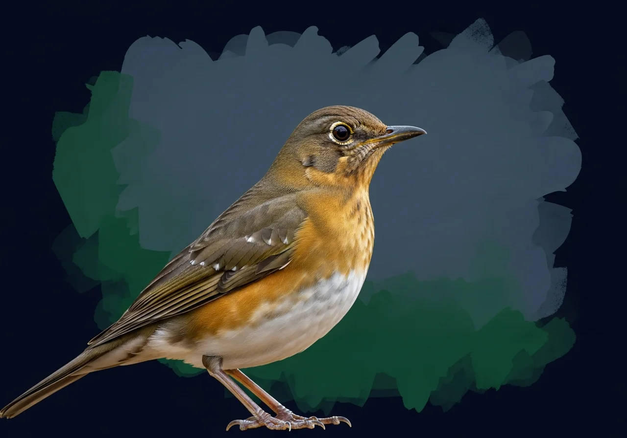 Weißaugendrossel (Turdus assimilis)