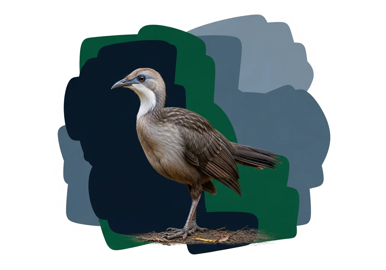 Weißbärtchen-Leierschwanz (Schizoeaca copyi)