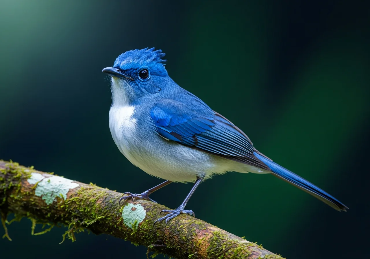 Weißbauch-Fliegenschnäpper (Elminia albiventris)