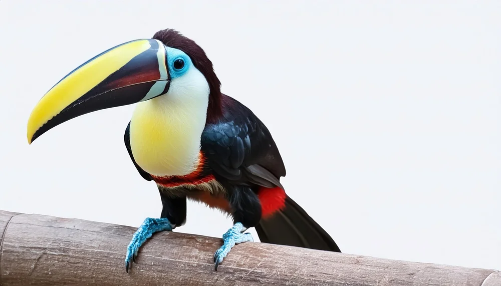 Weißbinden-Tukan (Aulacorhynchus albivitta)