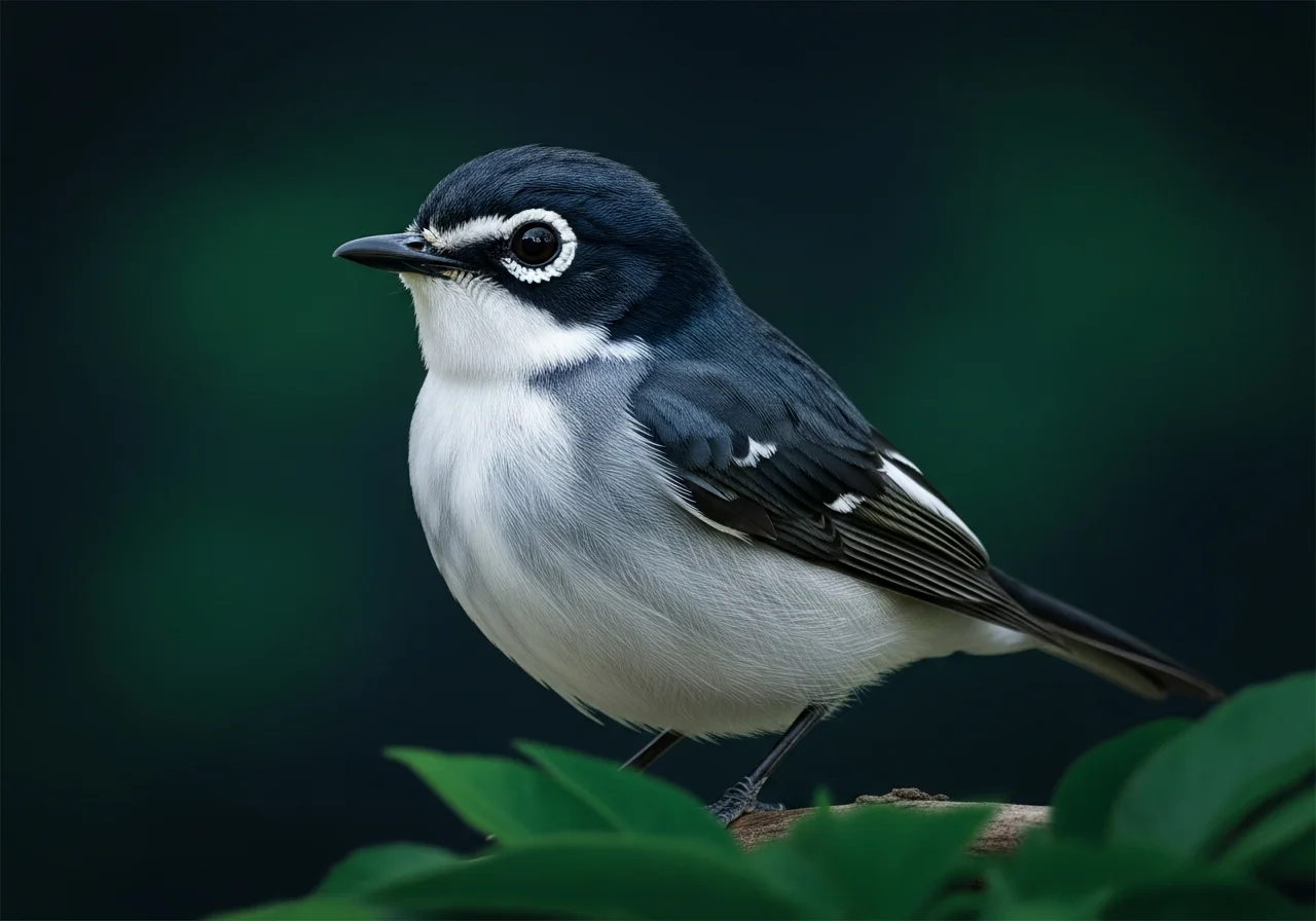 Weißbinden-Zwergtyrann (Conopias albovittatus)