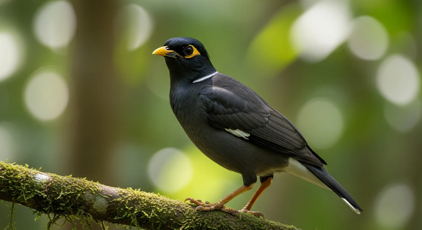 Weißbürzel-Drongo