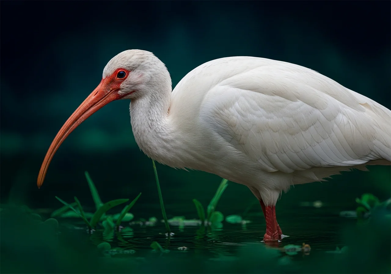 Weißer Ibis (Eudocimus albus)