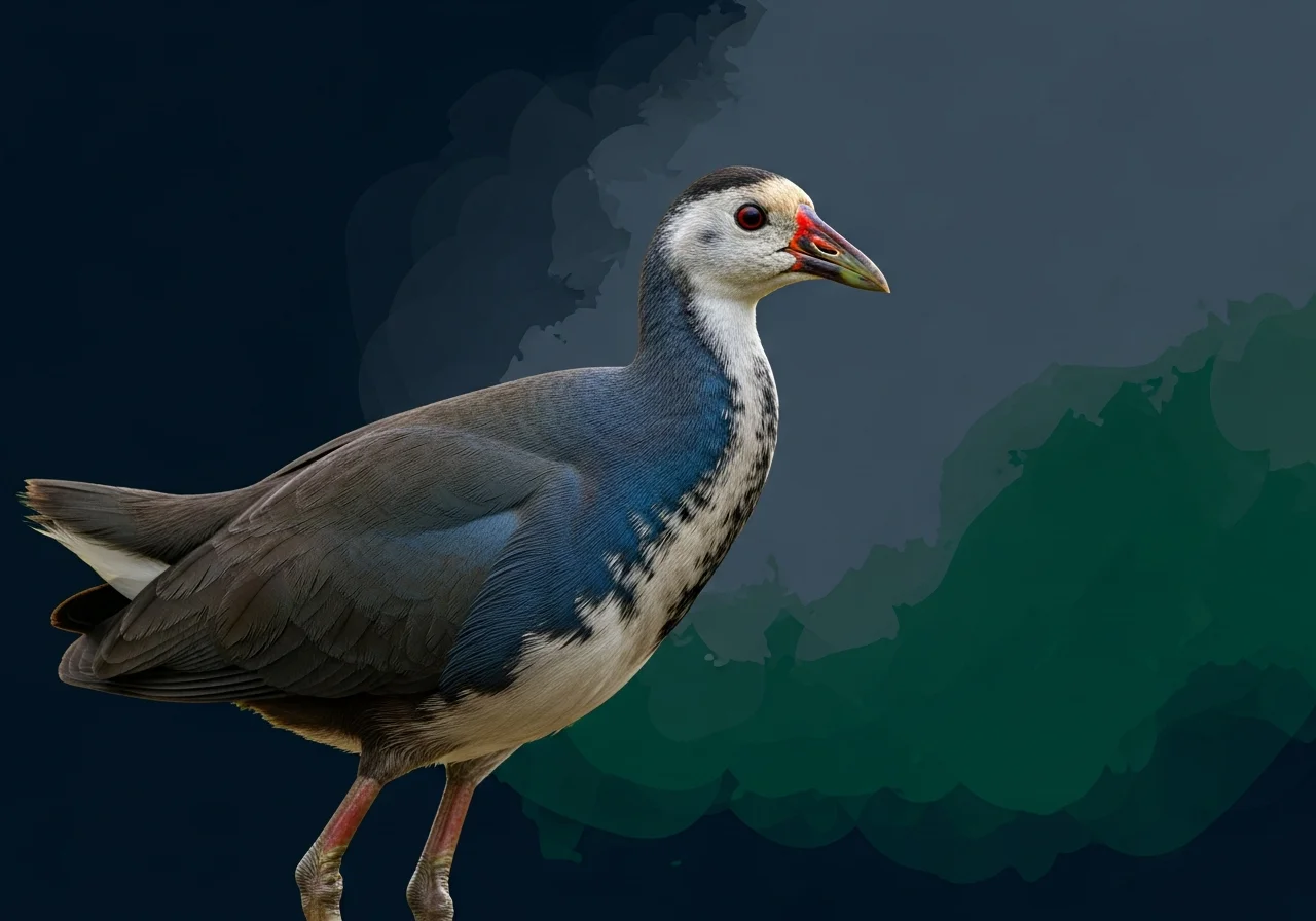 Weißhals-Sumpfhuhn (Scelorchilus albicollis)