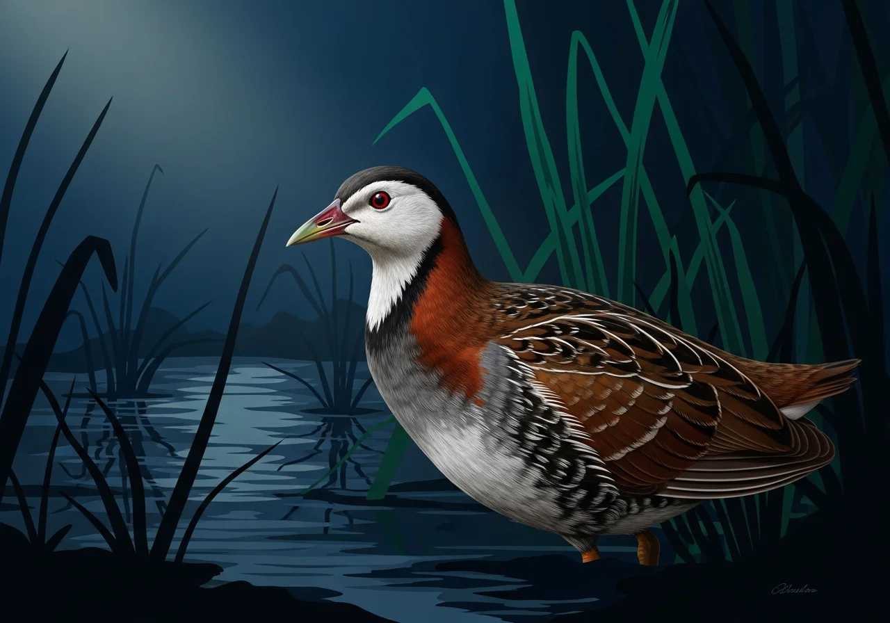 Weißkehl-Sumpfhuhn (Laterallus albigularis)