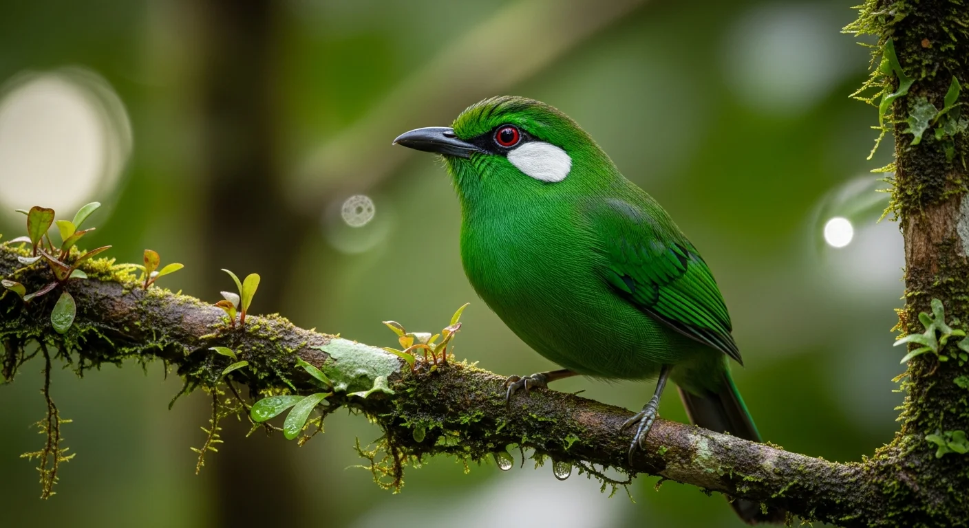 Weißohr-Paradiesvogel