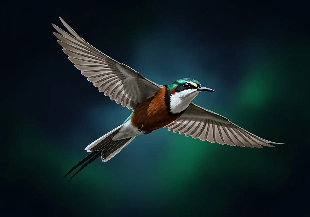 Weißrandsegler (Hirundapus caudacutus)