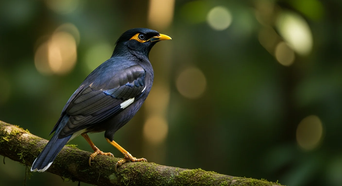 Weißscheiteldrongo