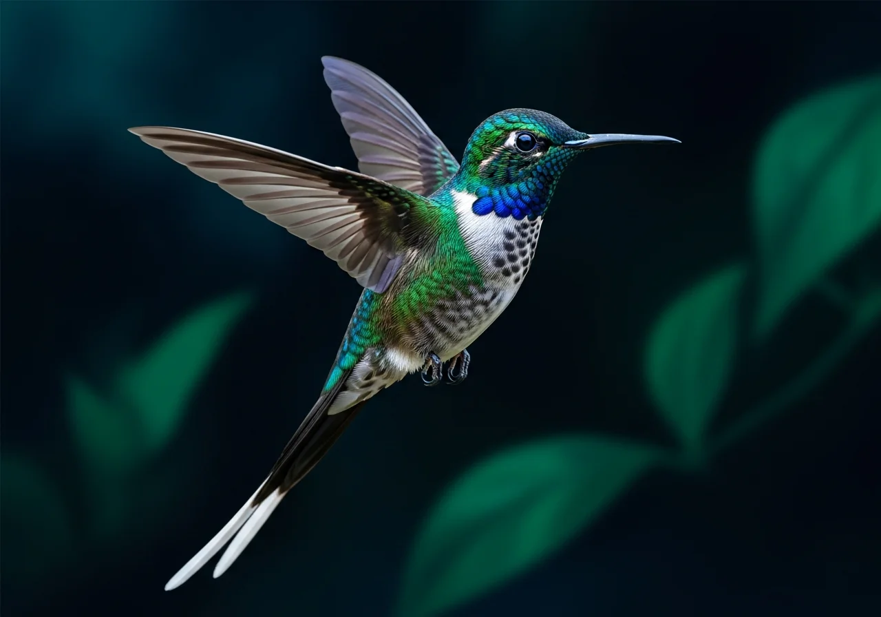 Weißschwanz-Bergnymphe (Lampornis hemileucus)