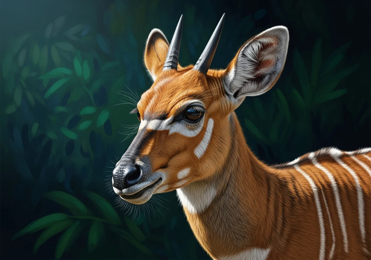 Zebraducker (Cephalophus zebra)