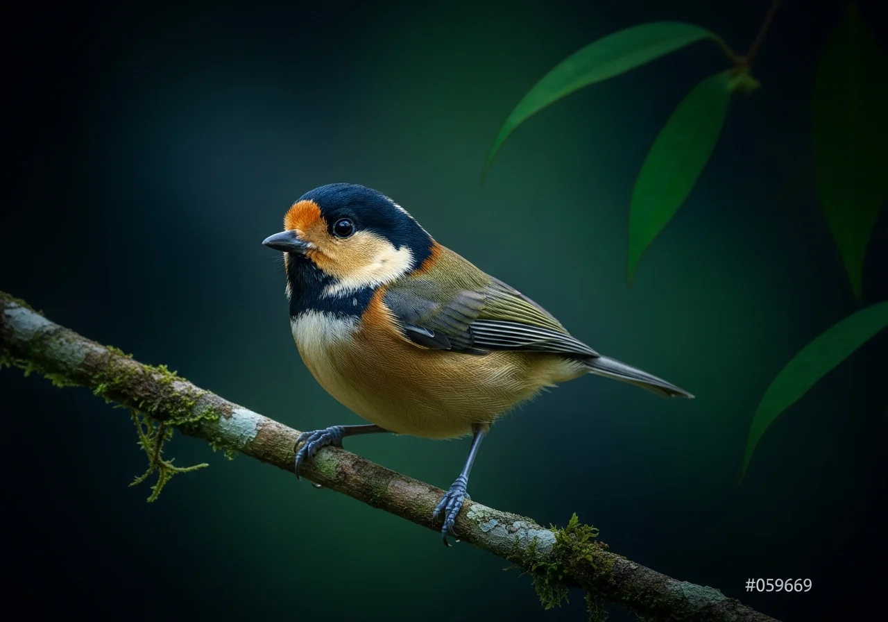 Zweifarbenschwanzmeise (Lophophanes dichrous)